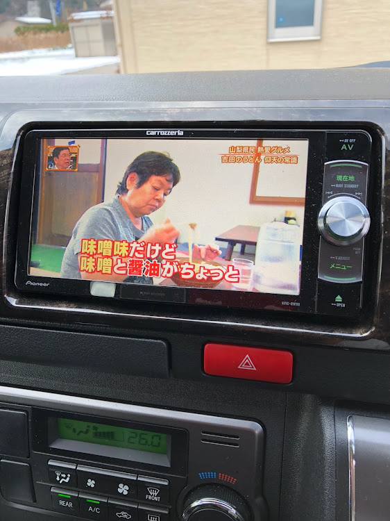 ハイエースバンのリアモニター取付・TVM-RW910Tに関するカスタム事例の投稿画像7枚目