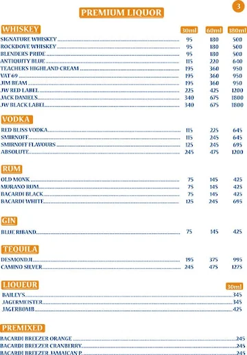 Vasai Republic menu 