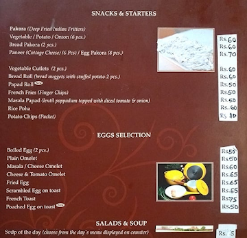 Jai Niwas Restaurant menu 