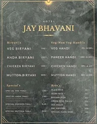 Hotel Jay Bhavani menu 2