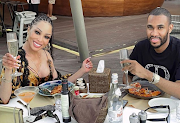 Actress Khanyi Mbau is living it up with her beau Kudzai Mushonga in Dubai.