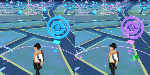 ポケモンgo ポケストップの青 紫の違いを解説