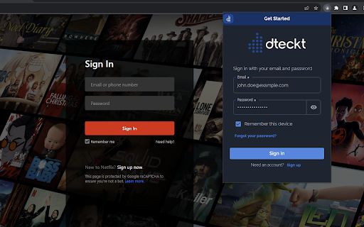 Dteckt Vault - Password Manager Preview 1