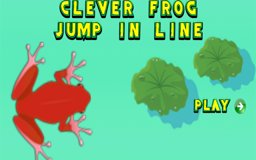 Clever Frog Jump In line