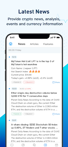 Screenshot Coinlive - Crypto Price & News