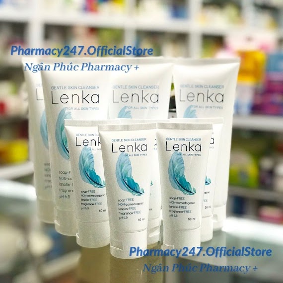 Sữa Rửa Mặt Lenka For All Skin Types , Dùng Cho Da Nhạy Cảm, Rửa Khô, Không Xà Phòng, Không Bọt, Khồng Mùi , Tẩy Trang