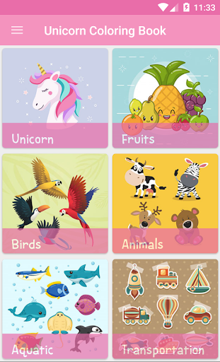 Unicorn Coloring book 2020