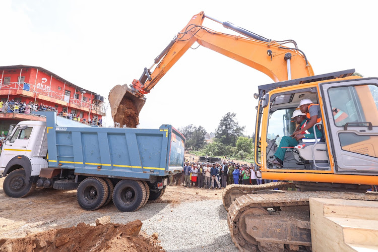 Launch of cintruction of Eldoret 64 Ultra Market on January 9, 2024