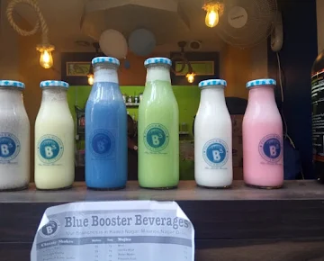 Blue Booster Beverages menu 