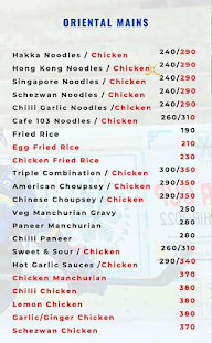 Cafe 103 menu 8