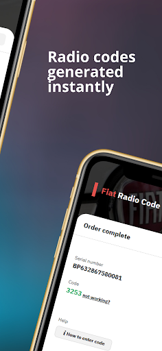 Screenshot Fiat Radio Code Generator