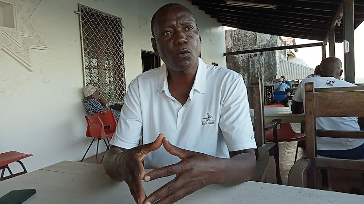 Simon Komu is a senior Fisheries officer in Lamu county.