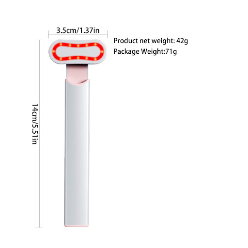 Title 5, Rotatable EMS Heating Eye Cream Inductive Thera...