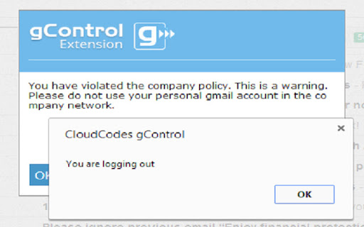 CloudCodes gControl 2.0 extension