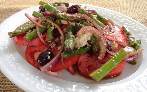 Greek Asparagus Salad