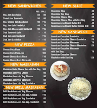 Collegian Sandwich & Snacks menu 1