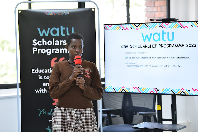 Watu Credit offers full scholarships to needy students joining high school.