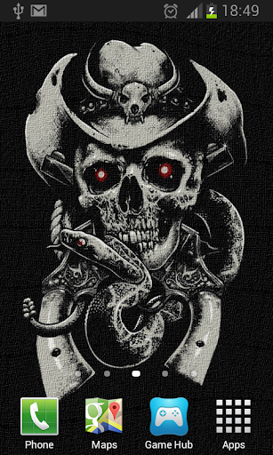 Skulls Live Wallpaper