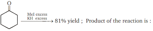 Reaction of ketones