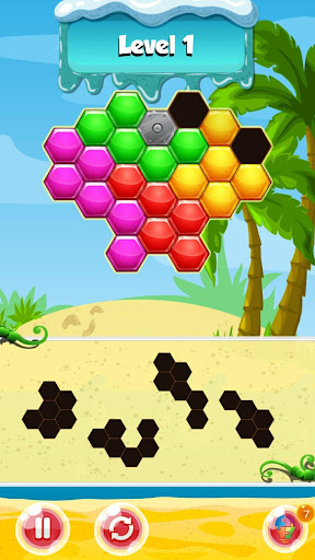Hexagon Puzzle - Intelligence Game For Kids
