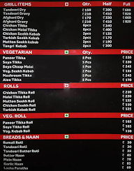 Mughlai Grillz menu 3