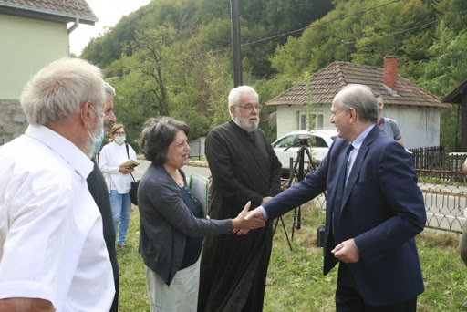  Krkobabić obišao zadružni dom i manastir u selu Slavkovica kod Ljiga