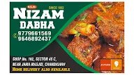 Nizam Rasoi menu 1