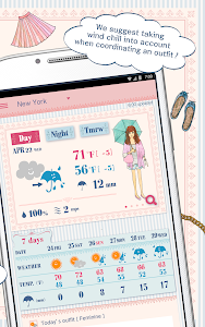 OshareWeather - For cute girls screenshot 7