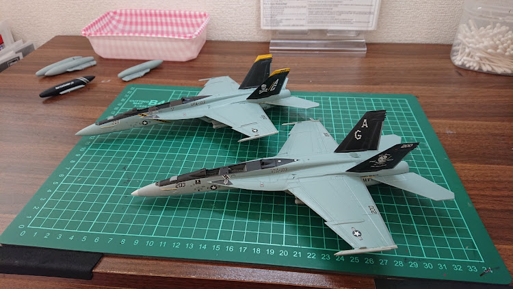 エボえもんさんが投稿したアオシマ・ハセガワ・ランサーエボリューションX・F/A-18 スーパーホーネット・プラモデル好きと繋がりたいに関するカスタム事例の投稿画像5枚目