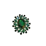 Emerald Brooch