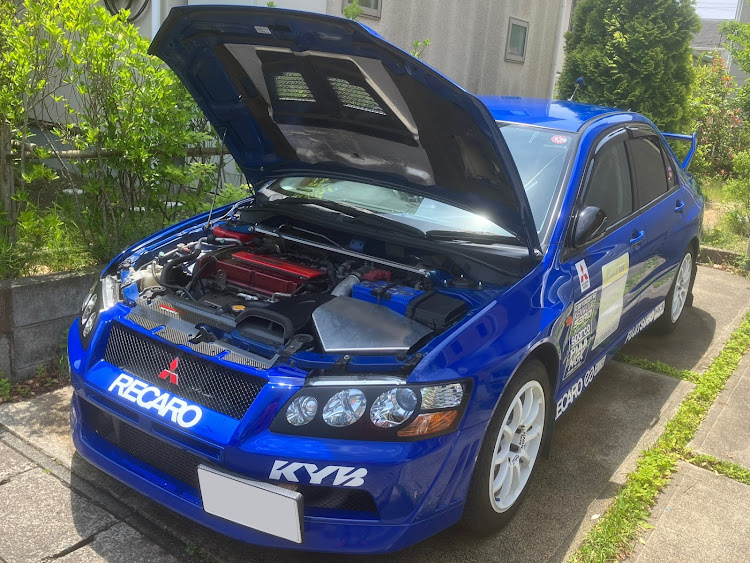 ランサーエボリューションのWRCレプリカ・ラリーカー・洗車・小学生からの憧れ・小学生に刺さるクルマ作り✌️に関するカスタム事例の投稿画像1枚目