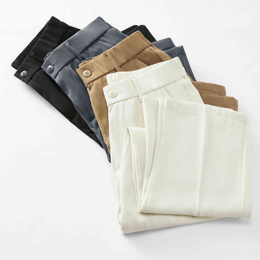 Title 1, Mens Draping Effect Suit Pants Ice Silk Cool L...