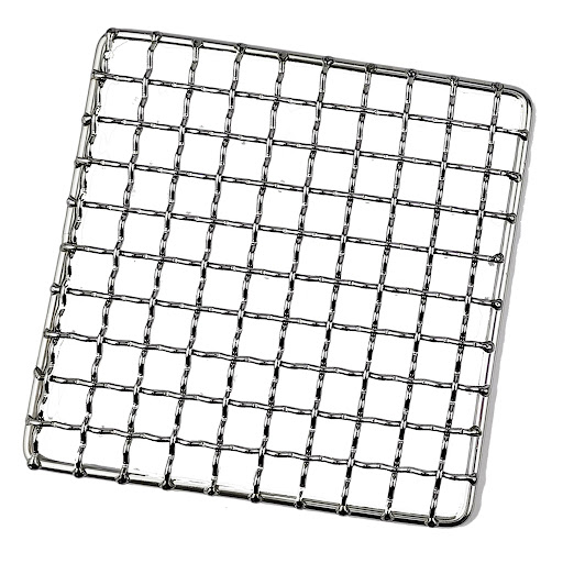 Title 3, Stainless Steel Round Barbecue BBQ Grill Net Me...