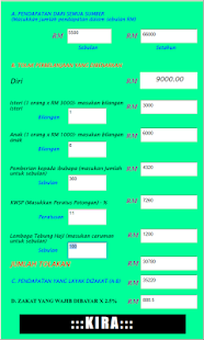 Kalkulator Zakat - náhled