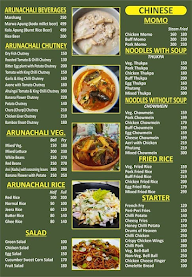 Arunachali Naloi's Restaurant & Cafe menu 1