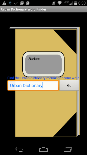 Urban Dictionary Word Finder