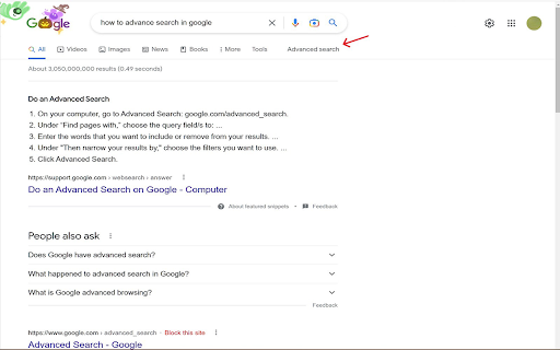 Google Advanced Search