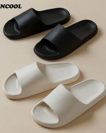 Men Sandals Flip Flops Man Slippers Solid Color Simple No... - 3