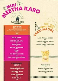 Panchgaon Proudly Desi menu 1