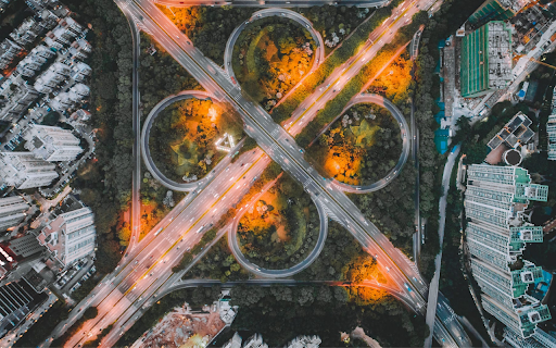 Aerial Cloverleaf Interchange screenshot 1