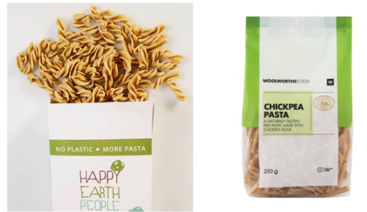 Happy Earth People alleged that their sales have declined since Woolworths plagiarised their chickpea pasta product.