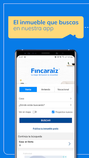 Screenshot FincaRaiz - real estate