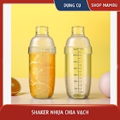 [Sỉ] Lo Shaker Bình Lắc Nhựa Nhám - Dụng Cụ Pha Chế - Thiết Bị Máy Móc Pha Chế