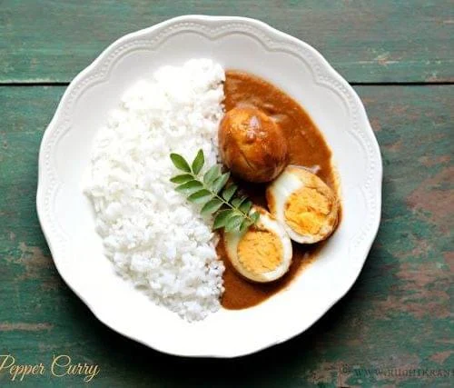 Egg Curry Rice Bowl