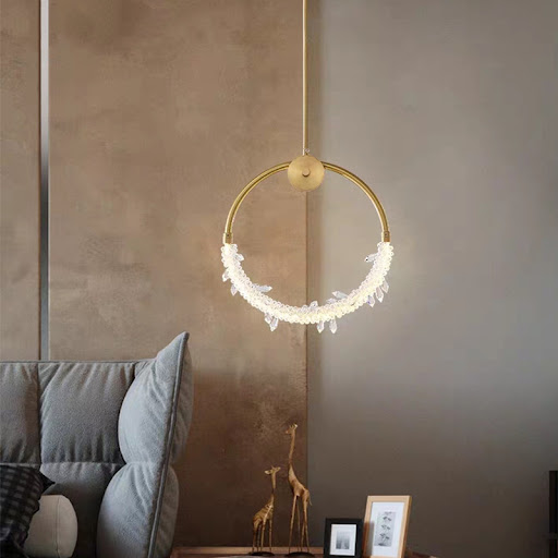 Title 2, Moon Shadow Lighting Bedroom Bedside Chandelier...