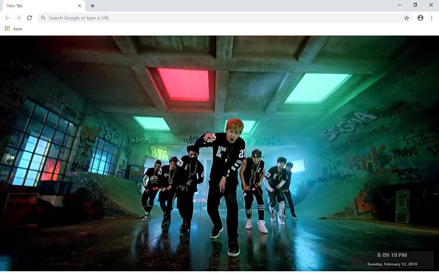 BTS - Bangtan Boys New Tab Theme