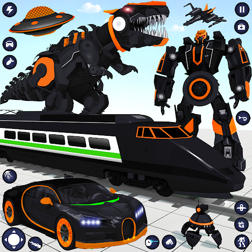 Screenshot Dino Transform Robot Car Game