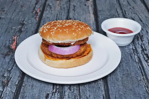 Aloo Tikki Burger Double Patty