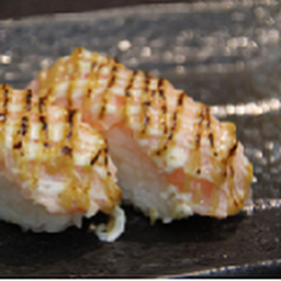 Aburi Salmon Teriyaki Nigiri