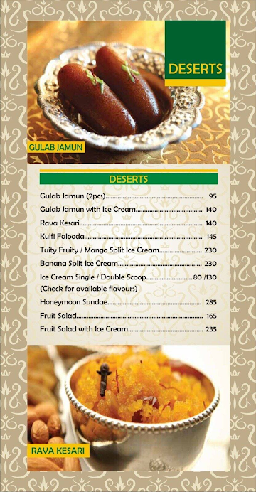 Sagar Express menu 